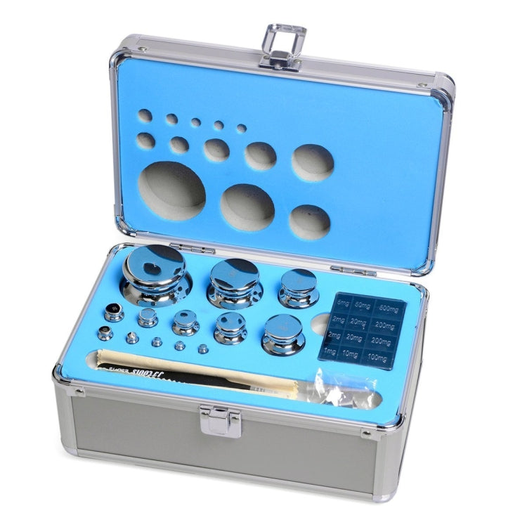 25pcs/set F1 Level 1mg-1kg Stainless Steel Standard Weights - Hanging Scales by PMC TechLife | Online Shopping South Africa | PMC TechLife