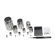 25pcs/set F1 Level 1mg-1kg Stainless Steel Standard Weights