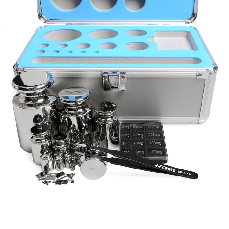 25pcs/set F1 Level 1mg-1kg Stainless Steel Standard Weights - Hanging Scales by PMC TechLife | Online Shopping South Africa | PMC TechLife