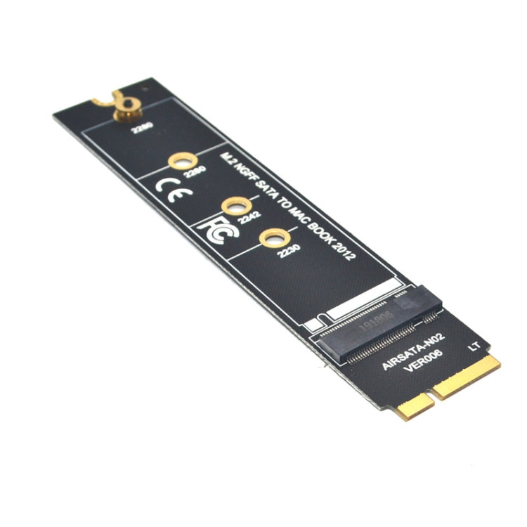 M.2 NGFF SATA To MAC SSD Adapter Riser Card For MacBook Air 2012 A1465 A1466 Long Type - SSD Related Parts by PMC TechLife | Online Shopping South Africa | PMC TechLife
