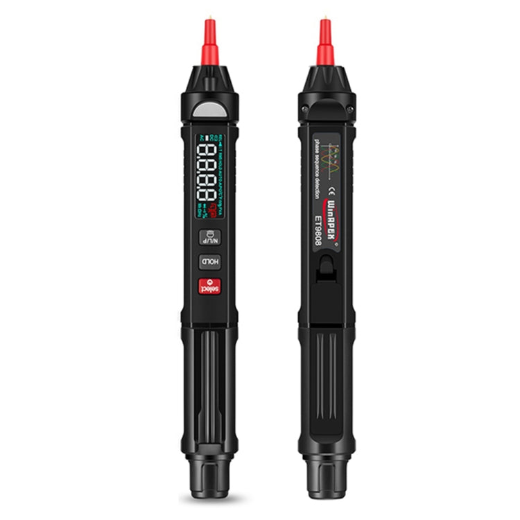 WinAPEX  ET8908  Digital Multimeter Voltage Test Pen Capacitance Meter Diode NVC Tester - free shipping - PMC Jewellery - Order now!