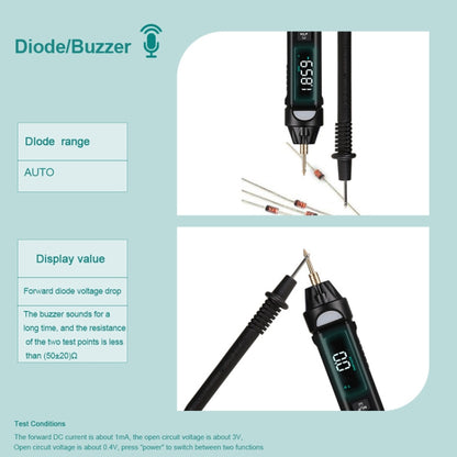 WinAPEX  ET8908  Digital Multimeter Voltage Test Pen Capacitance Meter Diode NVC Tester - free shipping - PMC Jewellery - Order now!