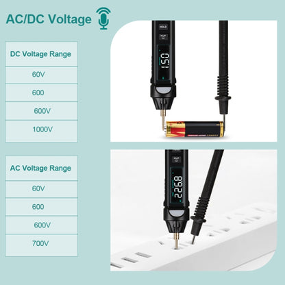 WinAPEX  ET8906  Digital Multimeter Voltage Test Pen Capacitance Meter Diode NVC Tester - free shipping - PMC Jewellery - Order now!
