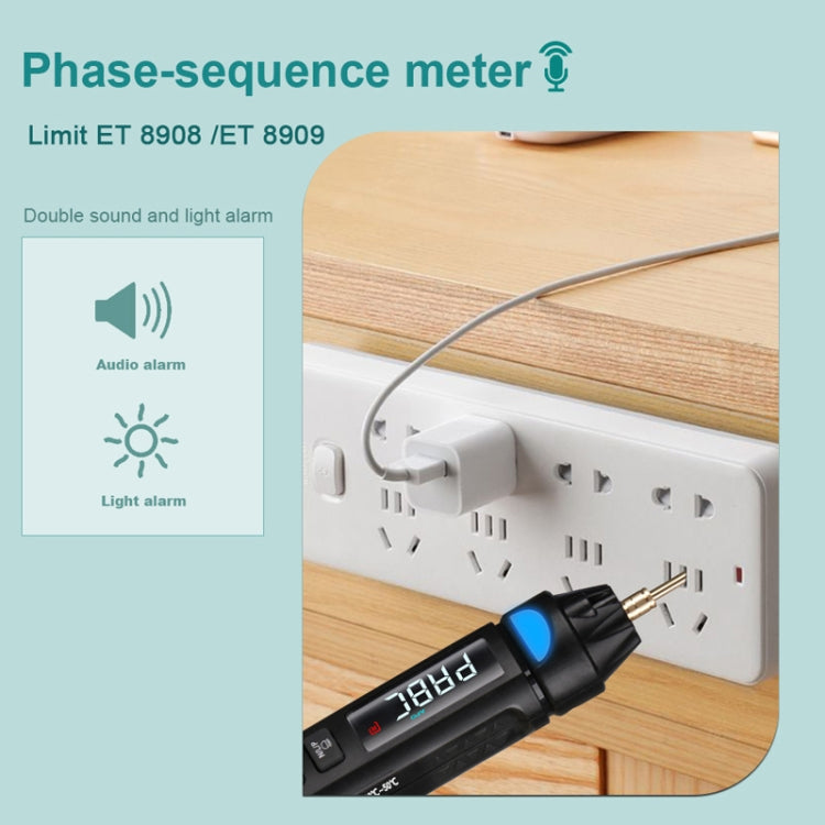 WinAPEX  ET8908  Digital Multimeter Voltage Test Pen Capacitance Meter Diode NVC Tester - free shipping - PMC Jewellery - Order now!