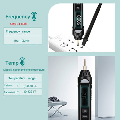 WinAPEX  ET8906  Digital Multimeter Voltage Test Pen Capacitance Meter Diode NVC Tester - free shipping - PMC Jewellery - Order now!