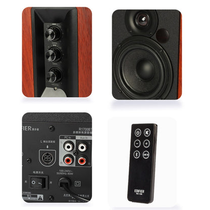 Edifier R1700BT Wireless Bluetooth HIFI Computer Speaker Subwoofer 2.0(Wood Grain) - free shipping - PMC Jewellery - Order now!