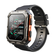 1.83 Inch IP68 Water-resistant Bluetooth Call Sports Smart Watch Outdoor Three-Proof Multifunctional Watch(Orange)