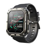 1.83 Inch IP68 Water-resistant Bluetooth Call Sports Smart Watch Outdoor Three-Proof Multifunctional Watch(Black)