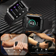 1.83 Inch IP68 Water-resistant Bluetooth Call Sports Smart Watch Outdoor Three-Proof Multifunctional Watch(Black)