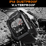 1.83 Inch IP68 Water-resistant Bluetooth Call Sports Smart Watch Outdoor Three-Proof Multifunctional Watch(Orange)