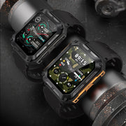 1.83 Inch IP68 Water-resistant Bluetooth Call Sports Smart Watch Outdoor Three-Proof Multifunctional Watch(Orange)