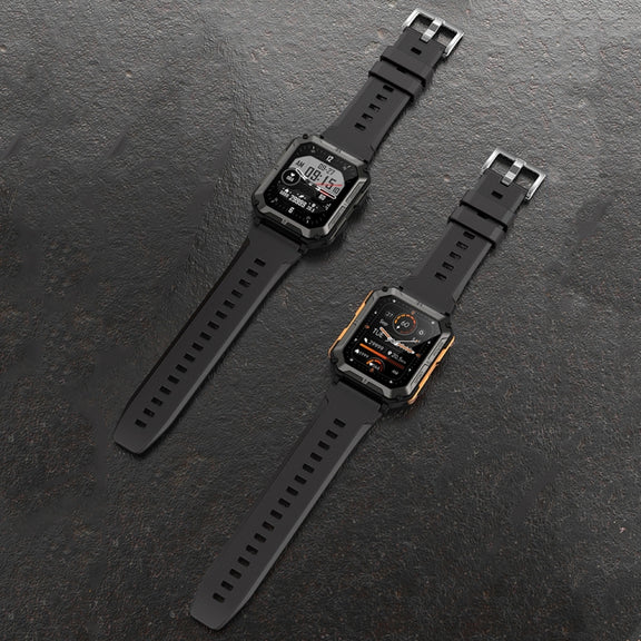 1.83 Inch IP68 Water-resistant Bluetooth Call Sports Smart Watch Outdoor Three-Proof Multifunctional Watch(Black)