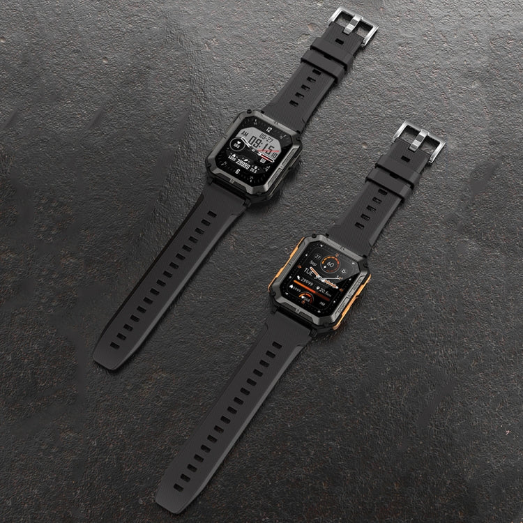 1.83 Inch IP68 Water-resistant Bluetooth Call Sports Smart Watch Outdoor Three-Proof Multifunctional Watch(Orange)