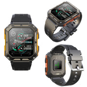 1.83 Inch IP68 Water-resistant Bluetooth Call Sports Smart Watch Outdoor Three-Proof Multifunctional Watch(Black)