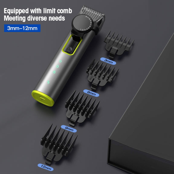 IPX5 Water-resistant Men Multi-Functional Barber 4 In 1 Shaver Nose Hair Set USB Charging Push