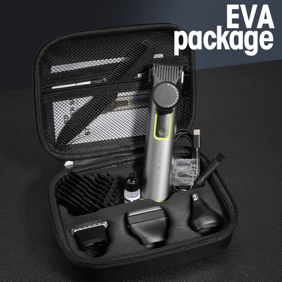 IPX5 Water-resistant Men Multi-Functional Barber 4 In 1 Shaver Nose Hair Set USB Charging Push