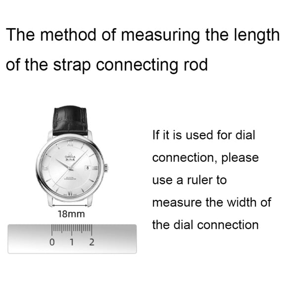 100pcs/set 304 Stainless Steel Strap Connecting Rod Strap Switch Lugs, Style: Double Drag (1.8x20mm)