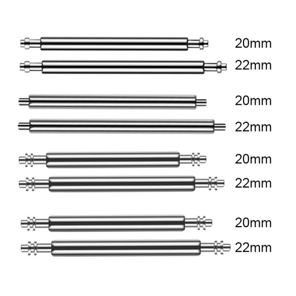 100pcs/set 304 Stainless Steel Strap Connecting Rod Strap Switch Lugs, Style: Double Drag (1.8x20mm)