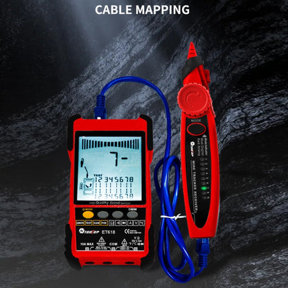TOOLTOP 600m/1968ft Network Cable Length 2 in 1 Network Cable Finder Multimeter(7 pcs/set) - free shipping - PMC Jewellery - Order now!