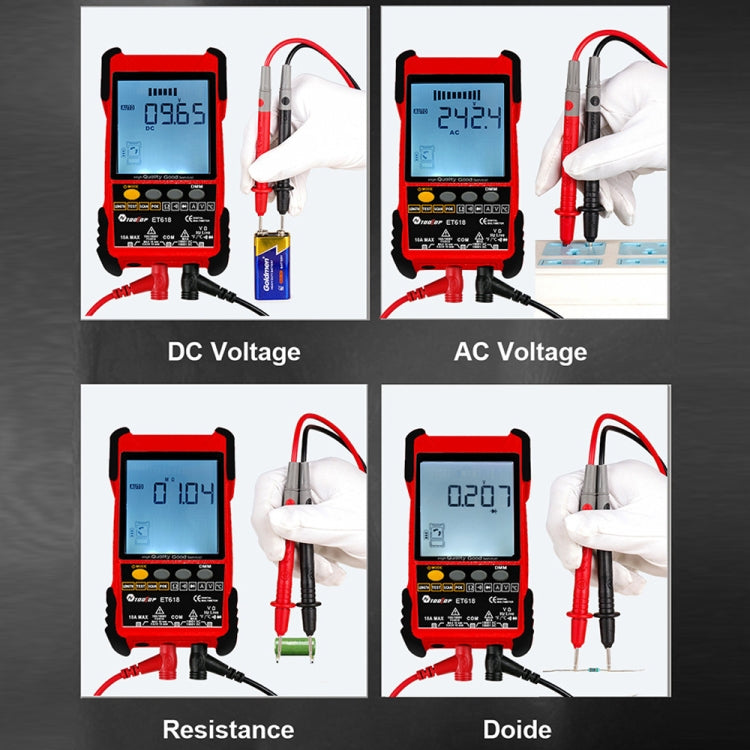 TOOLTOP 600m/1968ft Network Cable Length 2 in 1 Network Cable Finder Multimeter(7 pcs/set) - free shipping - PMC Jewellery - Order now!