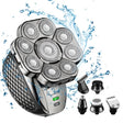 6 In 1 9 Knife Head Multifunctional USB Shaver Full Body Water Washing Shaver Men Hair Bald - free shipping - PMC TechLife - Order now!