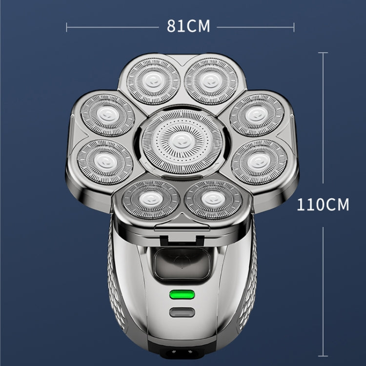 6 In 1 9 Knife Head Multifunctional USB Shaver Full Body Water Washing Shaver Men Hair Bald - free shipping - PMC TechLife - Order now!