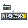 Solar Integrated License Plate Frame Vehicle Camera Wireless Reversing Display(RC03) - Rear View Cameras by PMC TechLife | Online Shopping South Africa | PMC TechLife