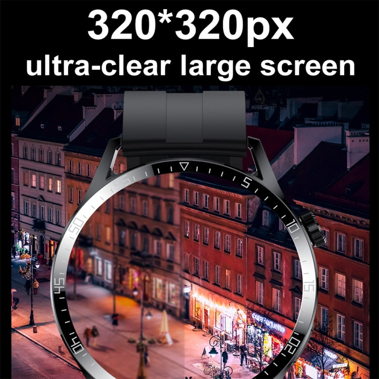 Sports Health Monitoring Waterproof Smart Call Watch With NFC Function, Color: Black-Black Silicone - Smart Watches by PMC TechLife | Online Shopping South Africa | PMC TechLife | Buy Now Pay Later Mobicred