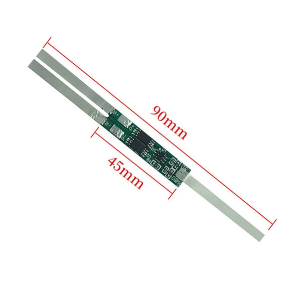 5pcs 7.4V Plus Nickel Long Strip Lithium Battery Protection Board 6A Overcurrent Battery Protection Board(As Show)