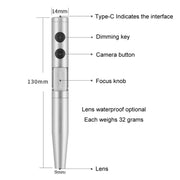 5 Million Digital Electron Microscope Magnifying Dermatoscope, Specification: B008+Z001 Bracket+10 inch Screen