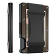 Credit Card Holder Wallets RFID Blocking Slim Metal Card Clip, Color: Coffee - free shipping - PMC TechLife - Order now!