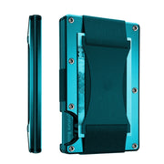 Credit Card Holder Wallets RFID Blocking Slim Metal Card Clip, Color: Fluorescent Green