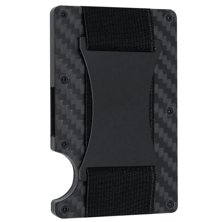 Credit Card Holder Wallets RFID Blocking Slim Metal Card Clip, Color: Real Carbon Fiber (Matte) - free shipping - PMC Jewellery - Order now!