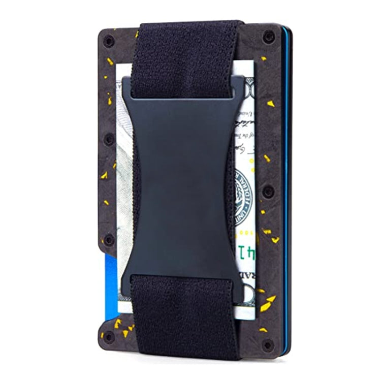 Credit Card Holder Wallets RFID Blocking Slim Metal Card Clip, Color: Golden Forging Carbon - free shipping - PMC TechLife - Order now!