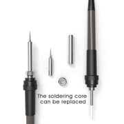 BAKU BA-601C+ Digital Display 2-In-1 Electric Soldering Iron Heat Exchanger Mobile Phone Maintenance Desoldering US Plug 110V