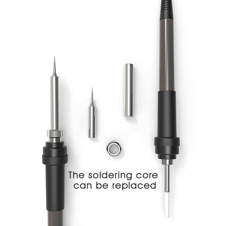 BAKU BA-601C+ Digital Display 2-In-1 Electric Soldering Iron Heat Exchanger Mobile Phone Maintenance Desoldering US Plug 110V