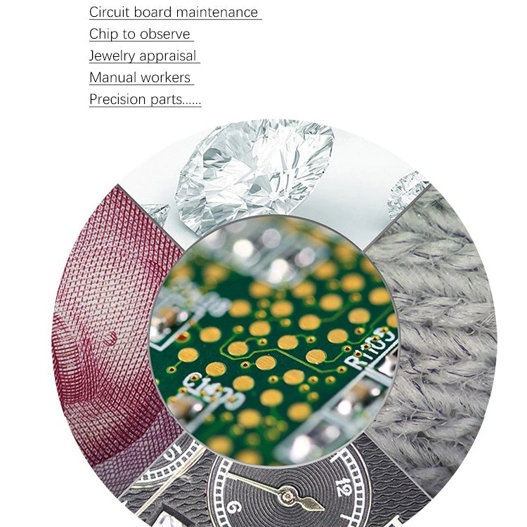 Baku BA-010T Electronic Microscopy Jewelry Appraisal Mobile Phone Circuit Board Repair Jade Magnifying Glass(EU Plug 220V)
