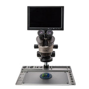BAKU BA-011 Binomial Electronic Microscope Jewelry Appraisal Mobile Phone Repair With PCB Patch Repair Platform(EU Plug 220V)