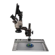 BAKU BA-011 Binomial Electronic Microscope Jewelry Appraisal Mobile Phone Repair With PCB Patch Repair Platform(EU Plug 220V)