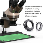 BAKU BA-011 Binomial Electronic Microscope Jewelry Appraisal Mobile Phone Repair With PCB Patch Repair Platform(EU Plug 220V)