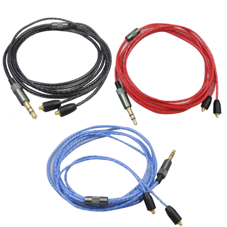 For Shure MMCX / SE215 / SE425 / SE535 / SE846 / UE900 / Waston Headset Cable(Blue) - Headset Accessories by PMC TechLife | Online Shopping South Africa | PMC TechLife