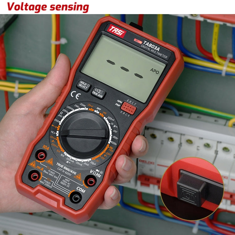 TASI TA803B Digital High Precision Multimeter Digital Display Household Multifunction Electrician Multimeter