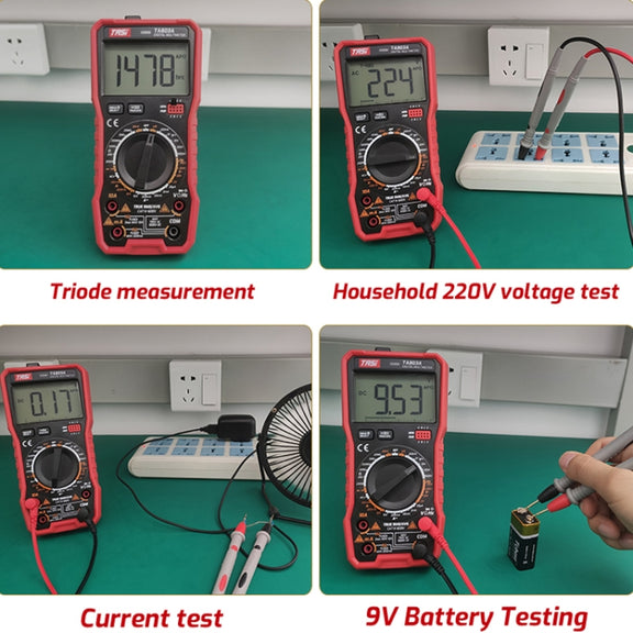 TASI TA803B Digital High Precision Multimeter Digital Display Household Multifunction Electrician Multimeter