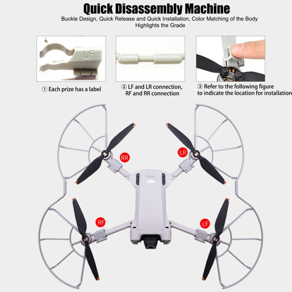 For DJI MINI 3 Pro Propeller Blades Anti Collision Protection Ring