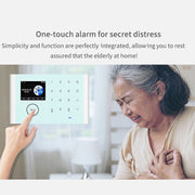 CS118   WIFI+GSM Tuya Smart Voice Alarm System Supports Amazon Alexa/ Google Assistant, Spec: Package 1