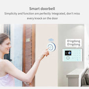 CS118   WIFI+GSM Tuya Smart Voice Alarm System Supports Amazon Alexa/ Google Assistant, Spec: Package 1