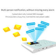 CS118   WIFI+GSM Tuya Smart Voice Alarm System Supports Amazon Alexa/ Google Assistant, Spec: Package 1