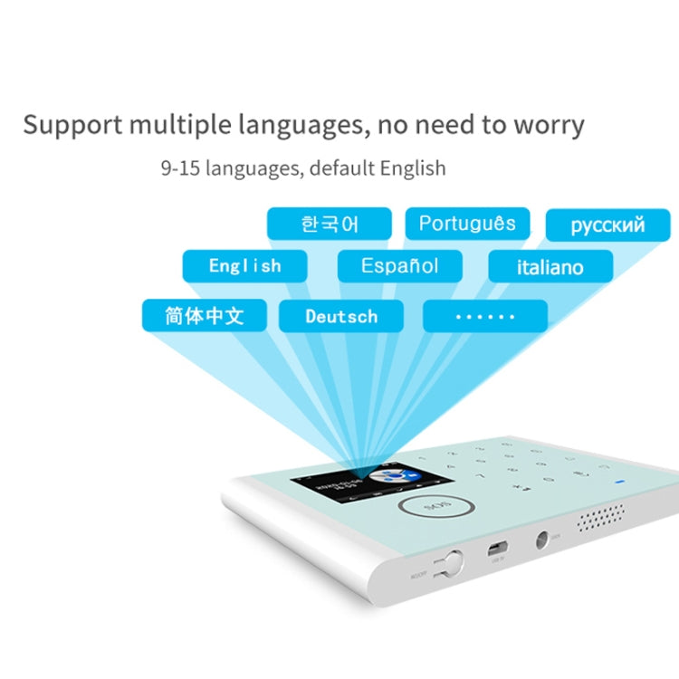 CS118   WIFI+GSM Tuya Smart Voice Alarm System Supports Amazon Alexa/ Google Assistant, Spec: Package 1