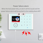 CS118   WIFI+GSM Tuya Smart Voice Alarm System Supports Amazon Alexa/ Google Assistant, Spec: Package 4