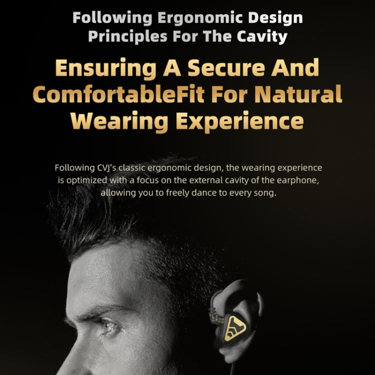 CVJ In-Ear Wired Gaming Earphone, Color: With Mic Black - free shipping - PMC TechLife - Order now!